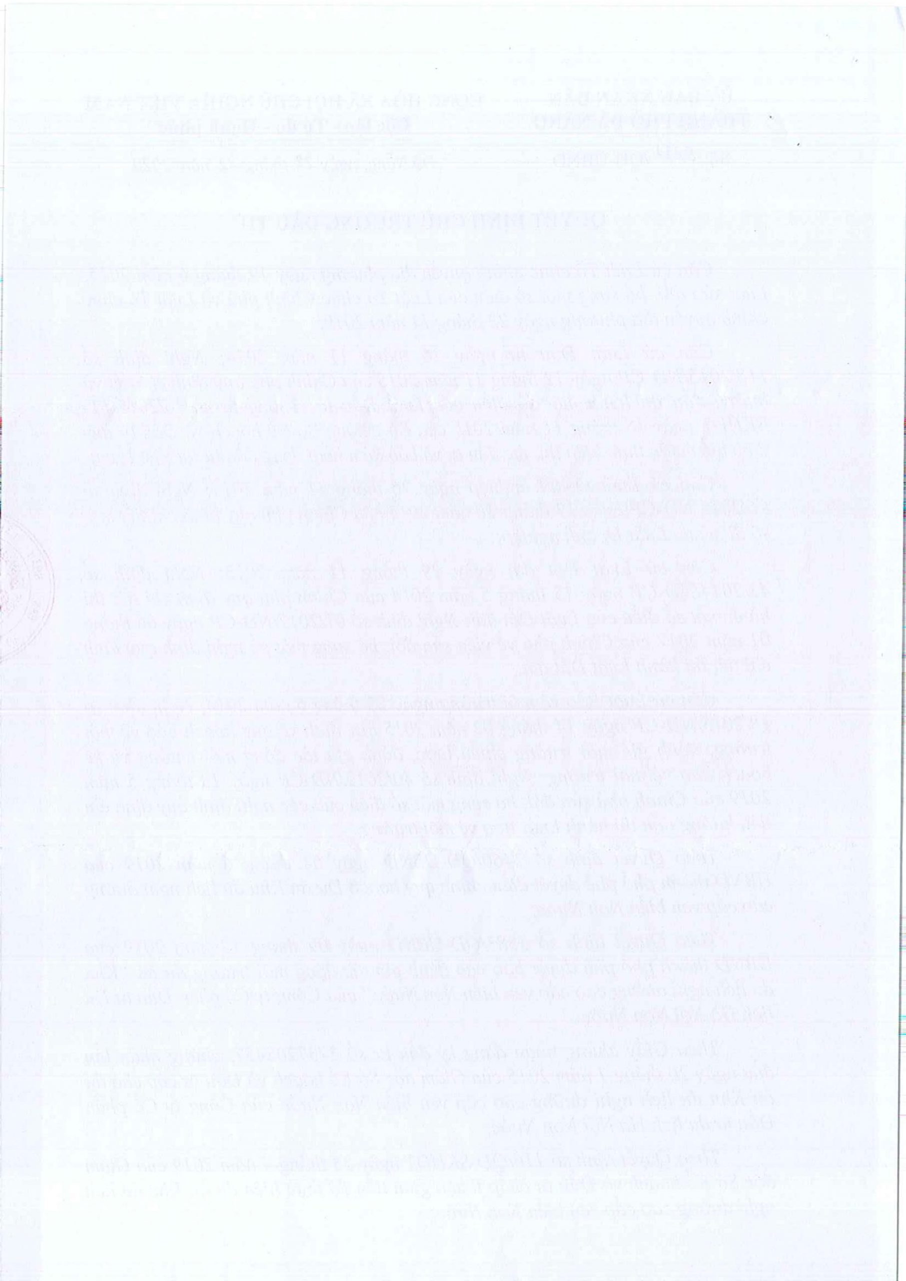 CHỦ TRƯƠNG ĐẦU TƯ2